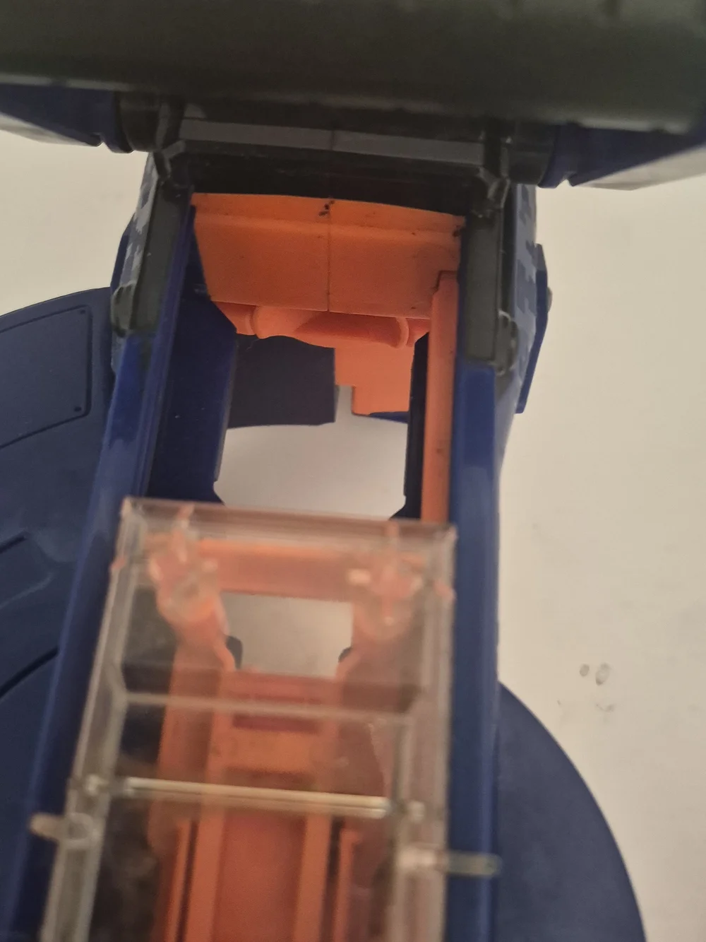 Nerf Hail-Fire Dart Blaster - Dark Blue & Bright Orange